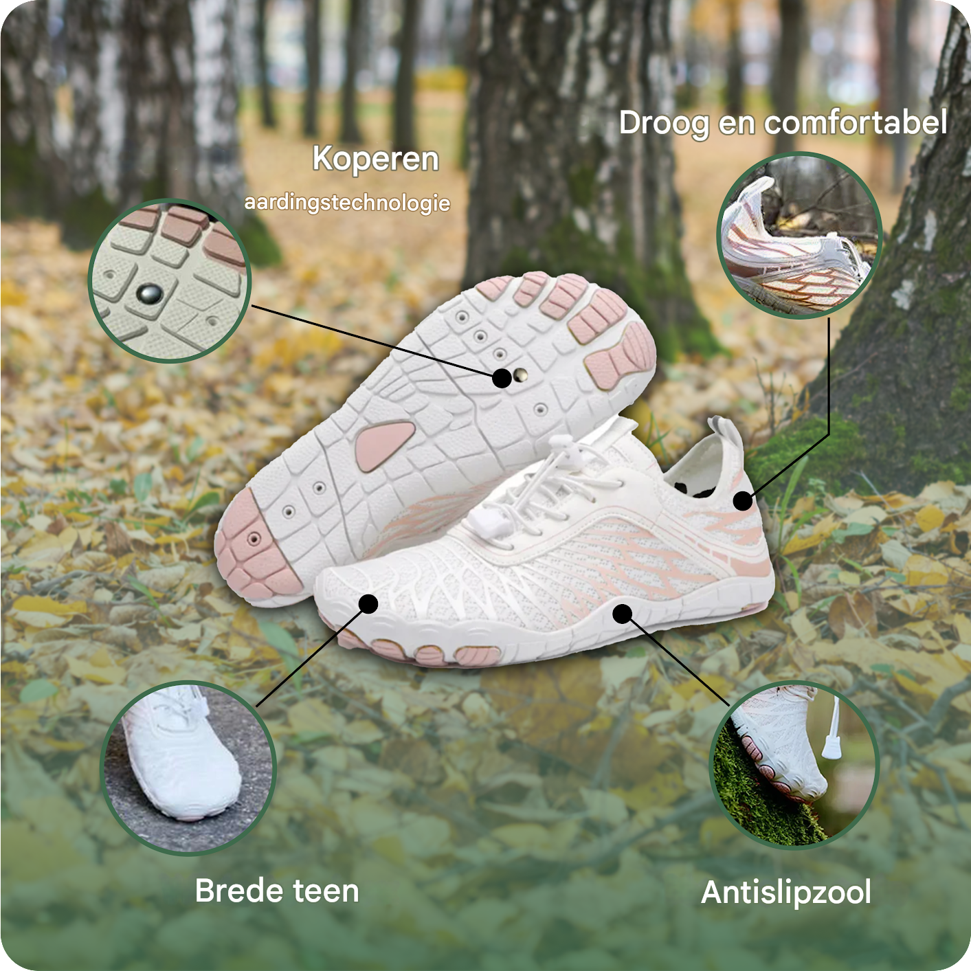 Viivo Minimalistische Barefoot Schoen – Natuurlijk comfort & verbinding